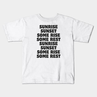 Sunrise, sunset Kids T-Shirt